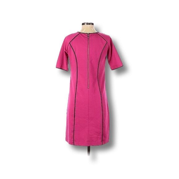 Hot Pink Shift Dress Nine West Fucsia - Picture 2 of 3
